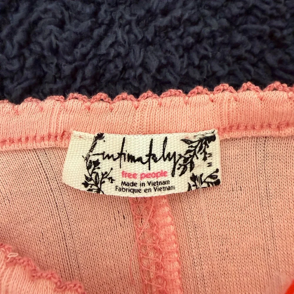 Free People Pink Ribbed Button-Front Camisole - Picture 4 of 5